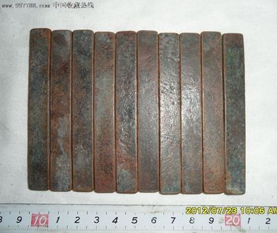 钱币-代银铜条-兑换铜条-钱庄代银铜条-鹿邑镇伯仁记代银一元等,古币,年代不详,其他种类,铜币,成套销售,se14748148,零售,中国收藏热线